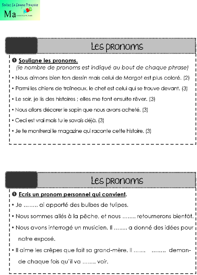 exercice-sur-les-pronoms