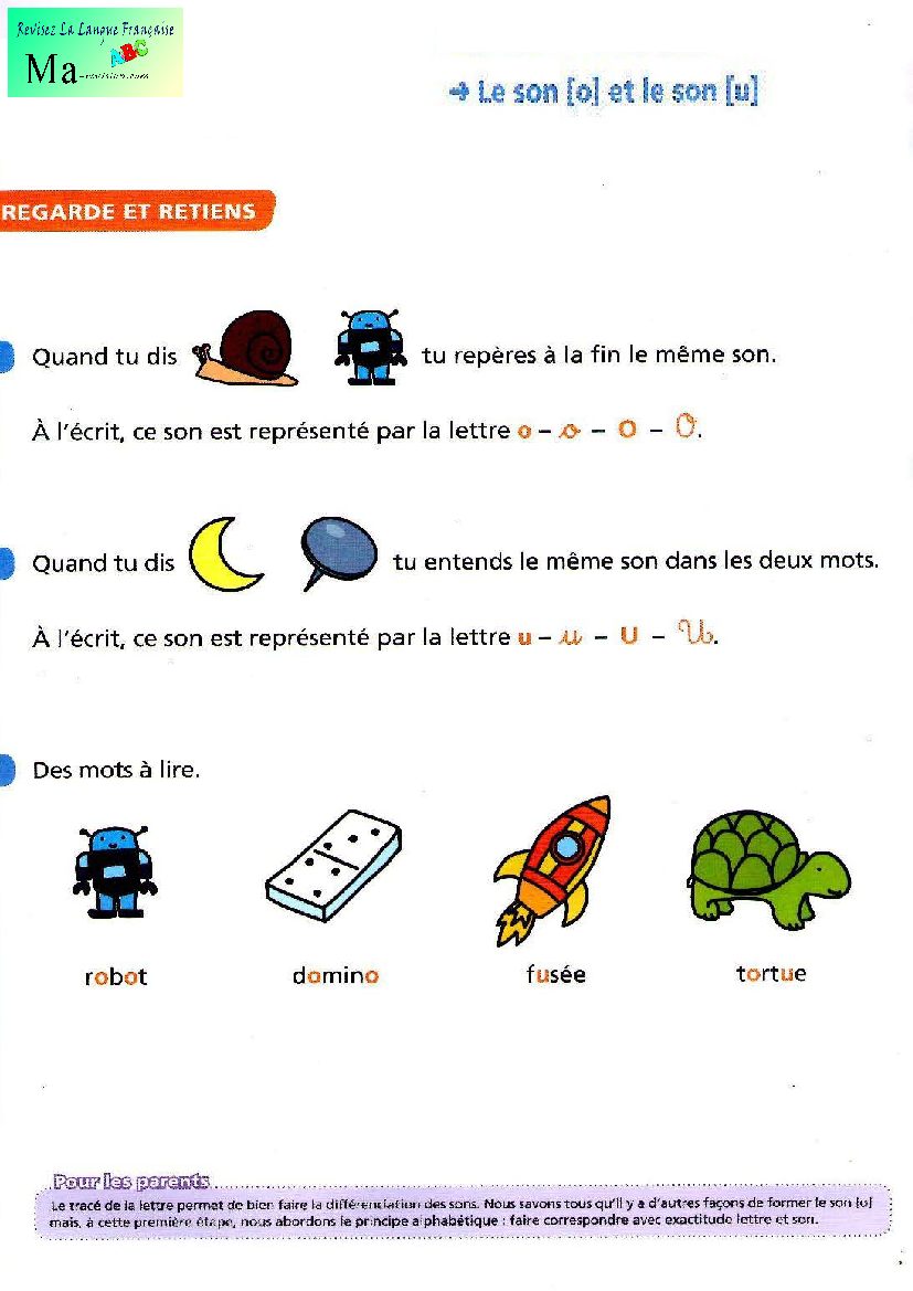 le-son-o-et-le-son-u