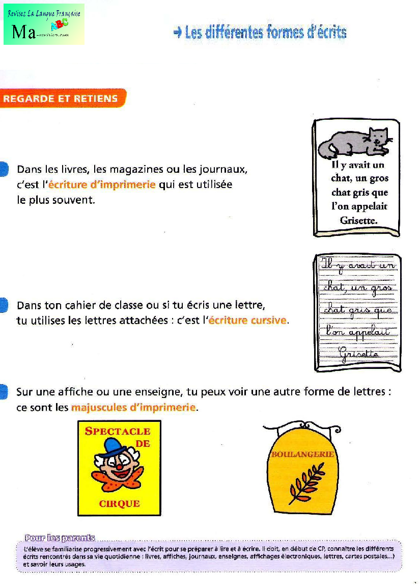 les-differentes-formes-d-ecrits