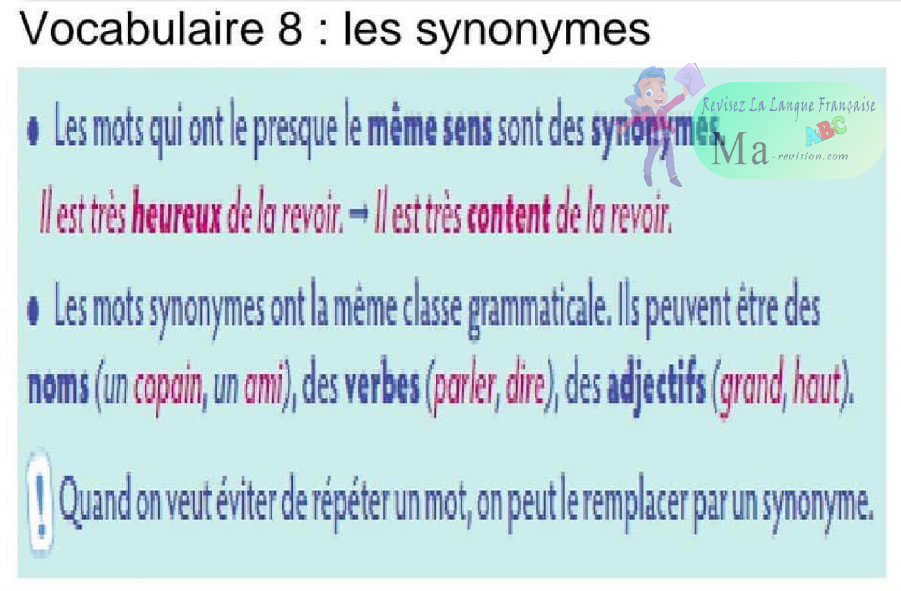 vocabulaire