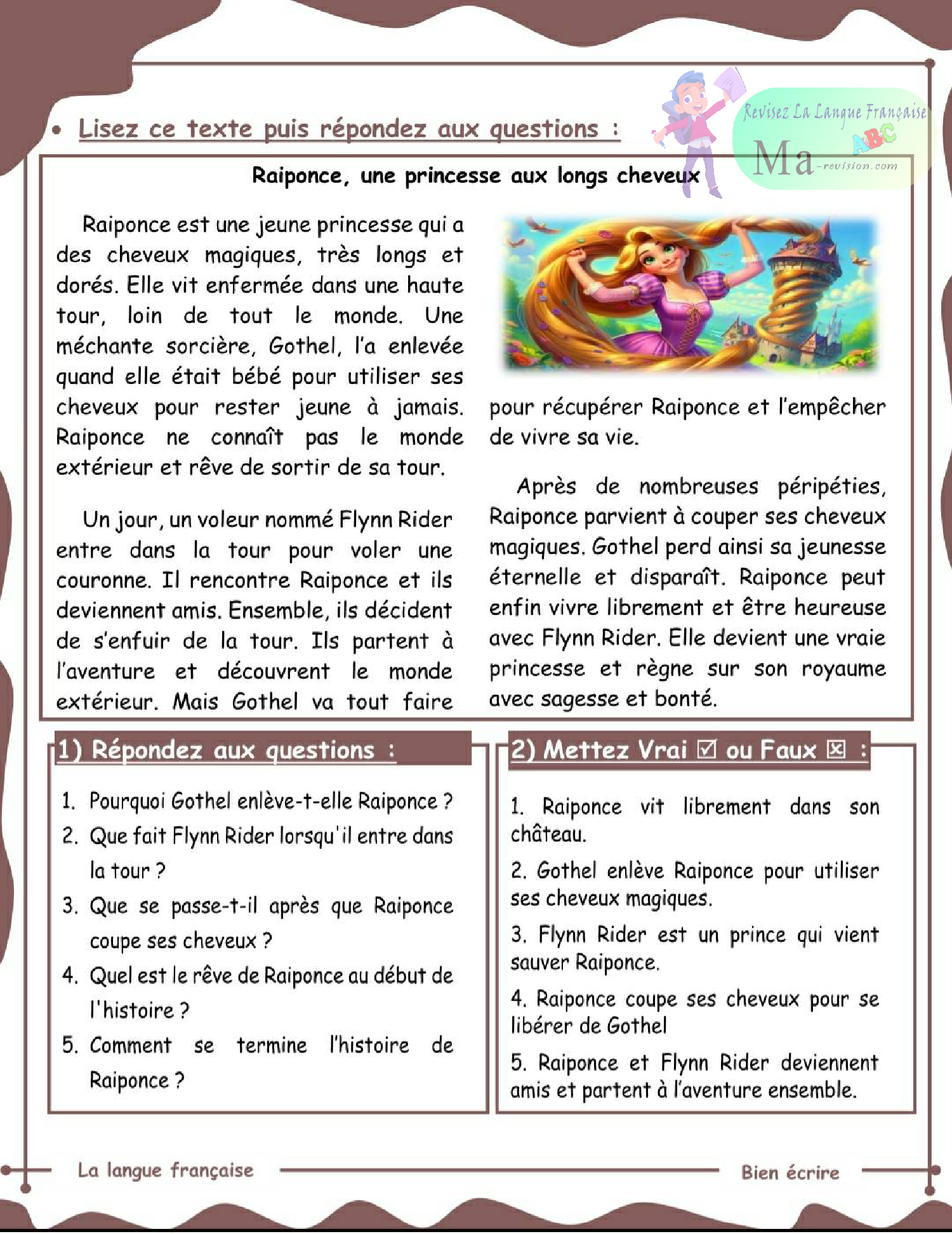 lire-et-repondre-texte-raiponce-une-princesse-aux-longs-cheveux