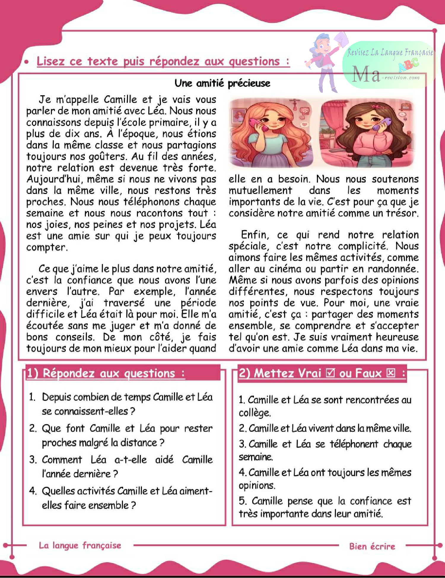 lire-et-repondre-texte-une-amitie-precieuse