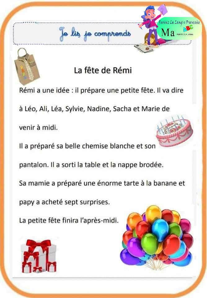 lecture_comprehension_texte_la_fete_de_remi
