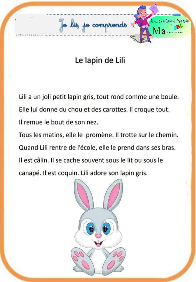 lecture_comprehension_texte_le_lapin_de_Lili