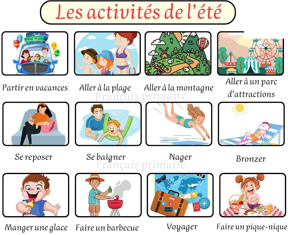 les_activities_de_l_ete