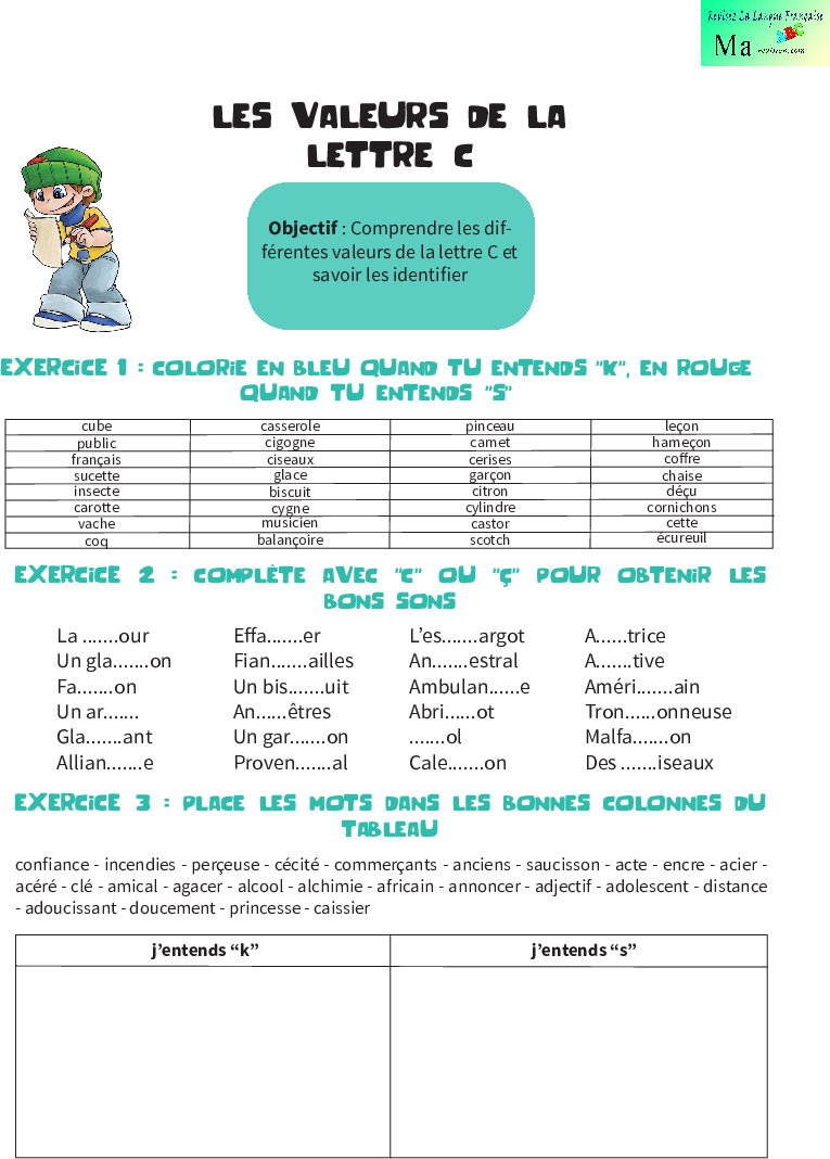 les-valeurs-de-la-lettre-c
