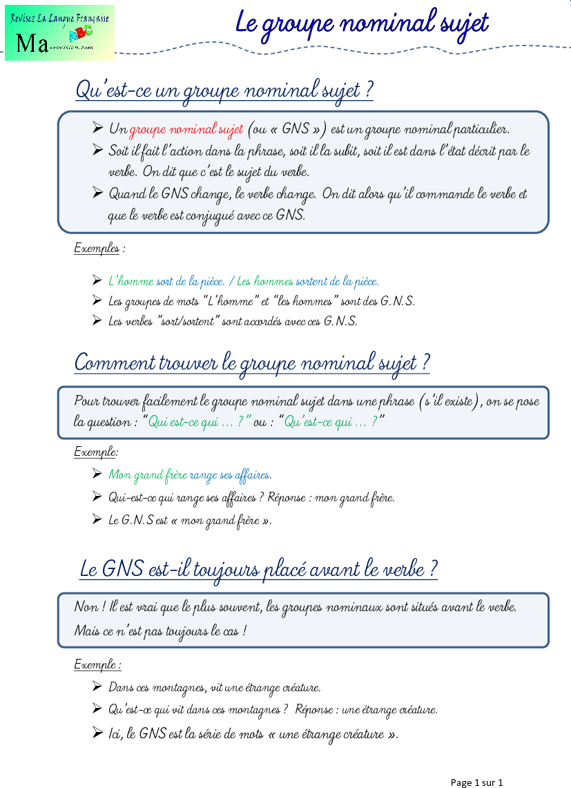 6-lecon-groupe-nominal-sujet