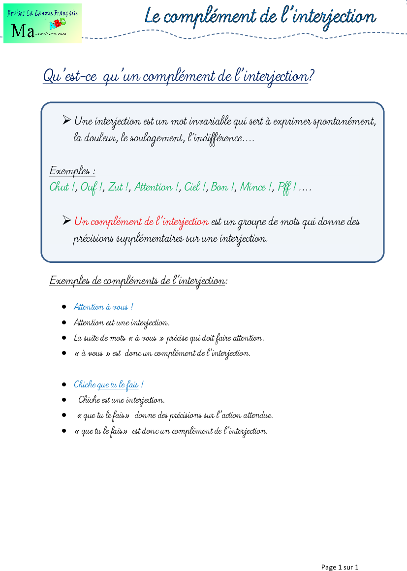 12-lecon-complements-interjection