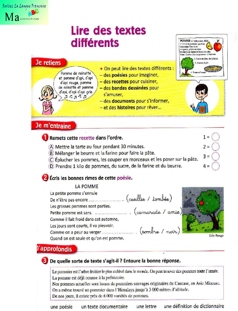 lire-des-textes-differents