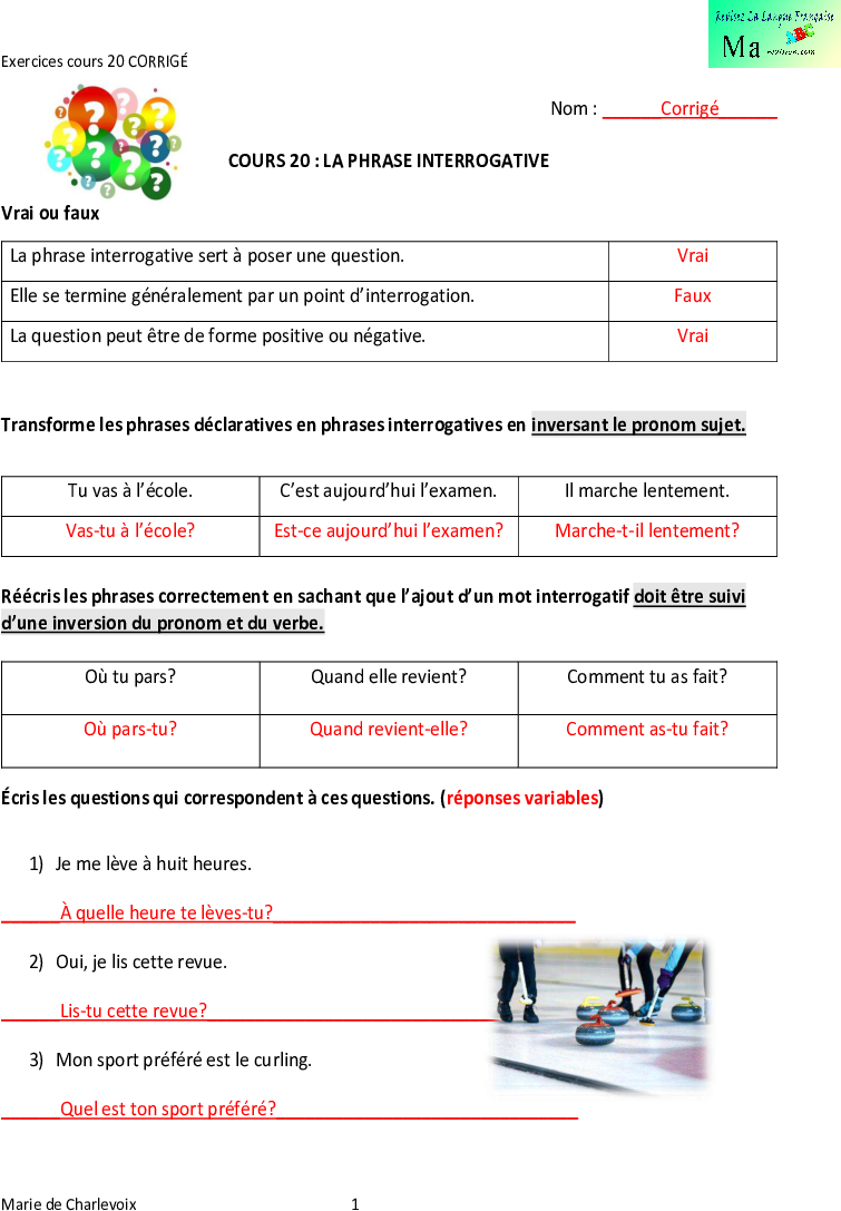 Exercices-cours-20-Corrigé
